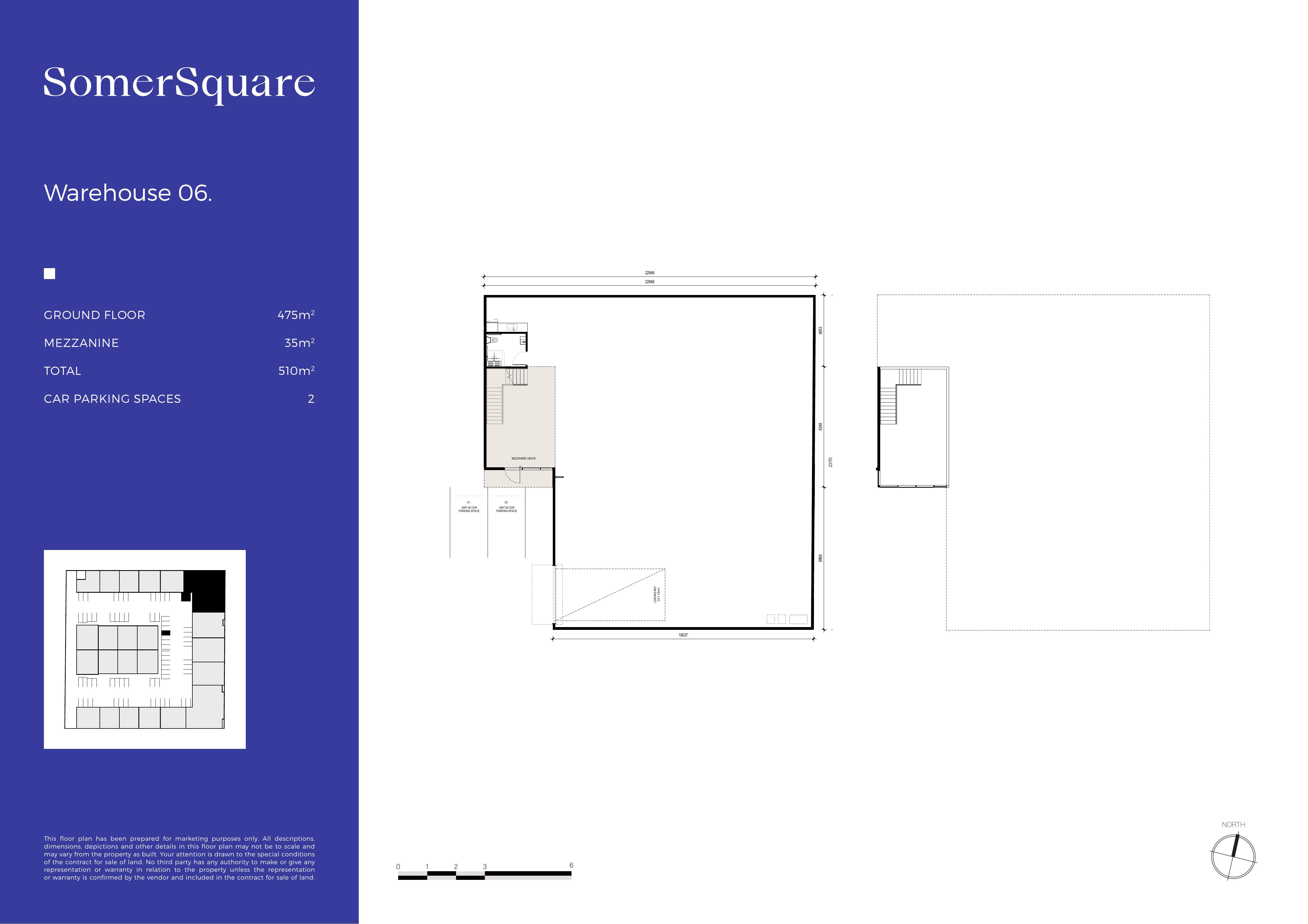 Floor plan — mid-size warehouse layout